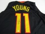 Trae Young of the Atlanta Hawks signed autographed basketball jersey PAAS COA 219