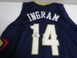 Brandon Ingram of the New Orleans Pelicans signed autographed basketball jersey PAAS COA 413