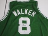 Kemba Walker of the Boston Celtics signed autographed basketball jersey PAAS COA 392