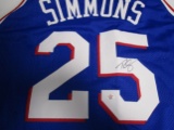 Ben Simmons of the Philadelphia 76ers signed autographed basketball jersey PAAS COA 906