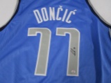 Luka Doncic of the Dallas Mavericks signed autographed basketball jersey PAAS COA 882