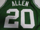 Ray Allen of the Boston Celtics signed autographed basketball jersey PAAS COA 970