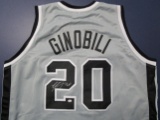 Mau Ginobili of the San Antonio Spurs signed autographed basketball jersey PAAS COA 294