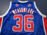 Meadowlark Lemon of the Harlem Globetrotters signed autographed basketball jersey PAAS COA 526