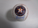Jose Altuve of the Houston Astros signed autographed logo baseball PAAS COA 689