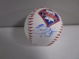 Bryce Harper of the Philadelphia Phillies signed autographed logo baseball PAAS COA 710