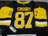 Sidney Crosby of the Pittsburgh Penguins signed autographed hockey jersey PAAS COA 394
