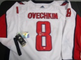 Alexander Ovechkin of the Washington Capitals signed autographed hockey jersey PAAS COA 387