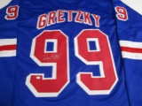 Wayne Gretzky of the New York Rangers signed autographed hockey jersey PAAS COA 170