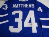 Auston Matthews of the Toronto Maple Leafs signed autographed hockey jersey PAAS COA 231