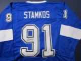 Steven Stamkos of the Tampa Bay Lightning signed autographed hockey jersey PAAS COA 388