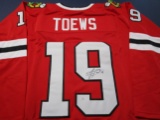 Johnathan Towes of the Chicago Blackhawks signed autographed hockey jersey PAAS COA 210