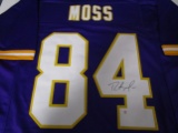Randy Moss of the Minnesota Vikings signed autographed football jersey PAAS COA 986