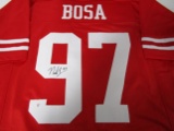 Nick Bosa of the San Francisco 49ers signed autographed football jersey PAAS COA 080