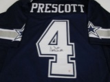 Dak Prescott of the Dallas Cowboys signed autographed football jersey PAAS COA 184