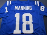 Peyton Manning of the Indianapolis Colts signed autographed football jersey PAAS COA 517