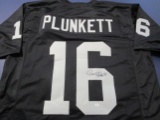 Jim Plunkett of the Oakland Raiders signed autographed football jersey PAAS COA 799