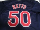Mookie Betts of the Boston Red Sox signed autographed baseball jersey PAAS COA 384
