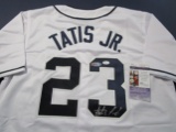 Fernando Tatis Jr of the San Diego Padres signed autographed baseball jersey JSA COA 033