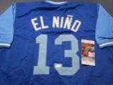 Salvador Perez of the Kansas City Royals signed autographed El Nino baseball jersey PAAS COA 683