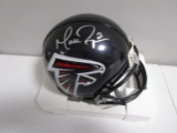 Matt Ryan of the Atlanta Hawks signed autographed mini football helmet PAAS COA 922