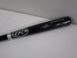 Mookie Betts of the Boston Red Sox signed autographed baseball bat PAAS COA 767