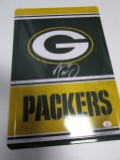 Aaron Rodgers of the Green Bay Packers signed autographed 8x11 metal sign PAAS COA 838