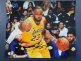 LeBron James of the LA Lakers signed autographed 8x10 photo CA COA 310
