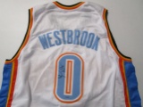 Russell Westbrook of the OKC Thunder signed autographed basketball jersey Legends COA 388