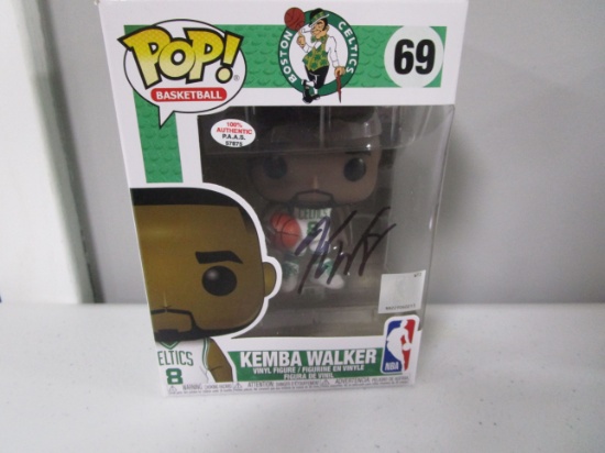 Kemba Walker of the Boston Celtics signed autographed Funko POP vinyl figure COA 875