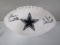 Dak Prescott Jason Witten of the Dallas Cowboys signed autographed logo football PAAS COA 048