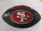 Jimmy Garoppolo Deebo Samuels of the San Francisco 49ers signed black logo football PAAS COA 611