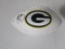 Aaron Rodgers of the Grrren Bay Packers signed autographed logo football PAAS COA 961