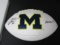 Charles Woodson of the Michaigan Wolverines signed autographed logo football PAAS COA 442