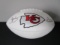 Patrick Mahomes Tyreek Hill of the Kansas City Chiefs signed autographed logo football PAAS COA 596