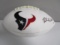 Deshaun Watson of the Houston Texans signed autographed logo football PAAS COA 674