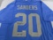 Barry Sanders of the Detroit Lions signed autographed football jersey PAAS COA 091