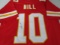 Tyreek Hill of the Kansas City Chiefs signed autographed football jersey PAAS COA 085