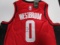 Russell Westbrook of the Houston Rockets signed autographed basketball jersey PAAS COA 485