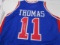 Isiah Thomas of the Detroit Pistons signed autographed basketball jersey PAAS COA 434