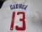 Paul George of the LA Clippers signed autographed basketball jersey PAAS COA 462