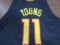 Trae Young of the Atlanta Hawks signed autographed basketball jersey PAAS COA 028