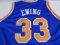 Patrick Ewing of the NY Knicks signed autographed basketball jersey PAAS COA 967