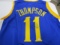 Klay Thompson of the Golden State Warriors signed autographed basketball jersey PAAS COA 221