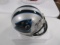 Christian McCaffrey of the Carolina Panthers signed autographed mini football helmet PAAS COA 734