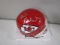 Patrick Mahomes Tyreek Hill of the Kansas City Chiefs signed mini football helmet PAAS COA 659