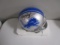 Barry Sanders of the Detroit Lions signed autographed mini football helmet PAAS COA 063