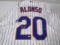 Pete Alonzo of the New York Mets signed autographed baseball jersey PAAS COA 477