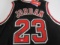 Michael Jordan of the Chicago Bulls signed autographed basketball jersey CA COA 343