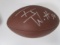 TJ Watt of the Pittsburgh Steelers signed autographed brown football TSE COA